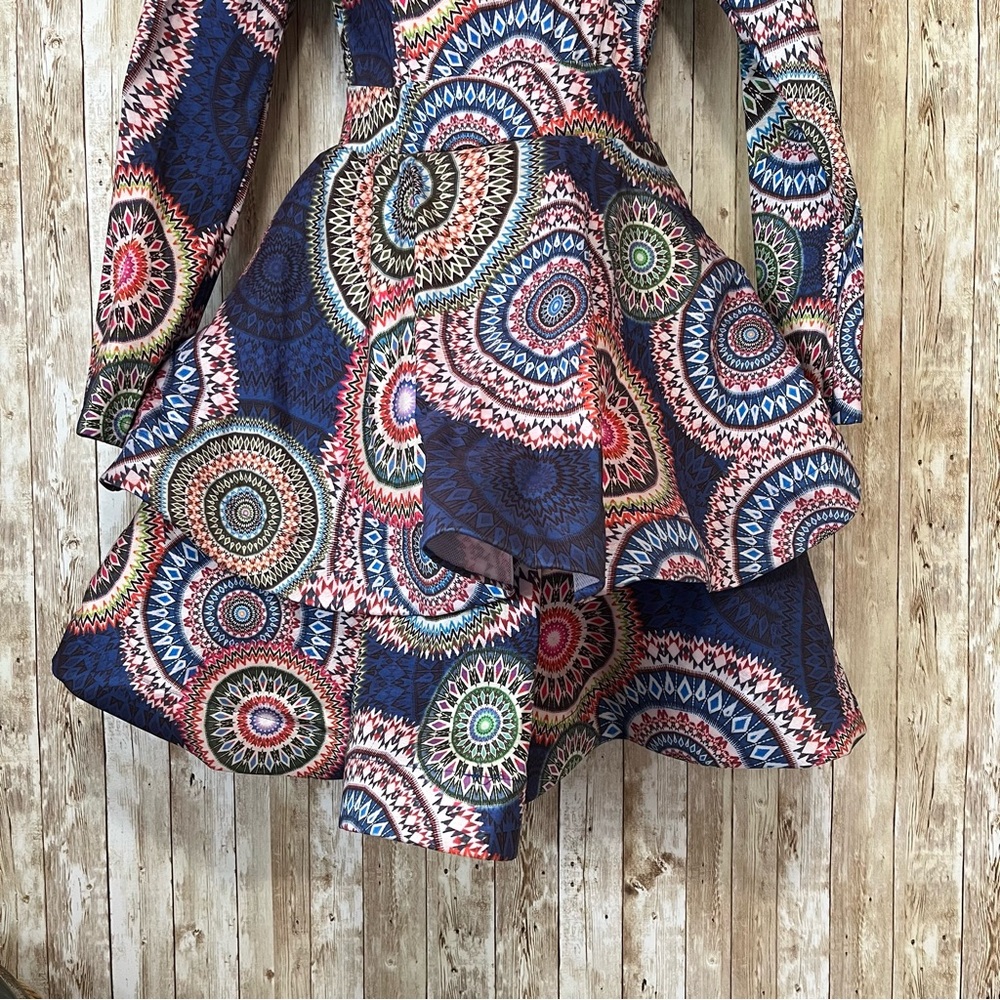 Colorful Patterned Dress Size Small - Picture 3 of 13
